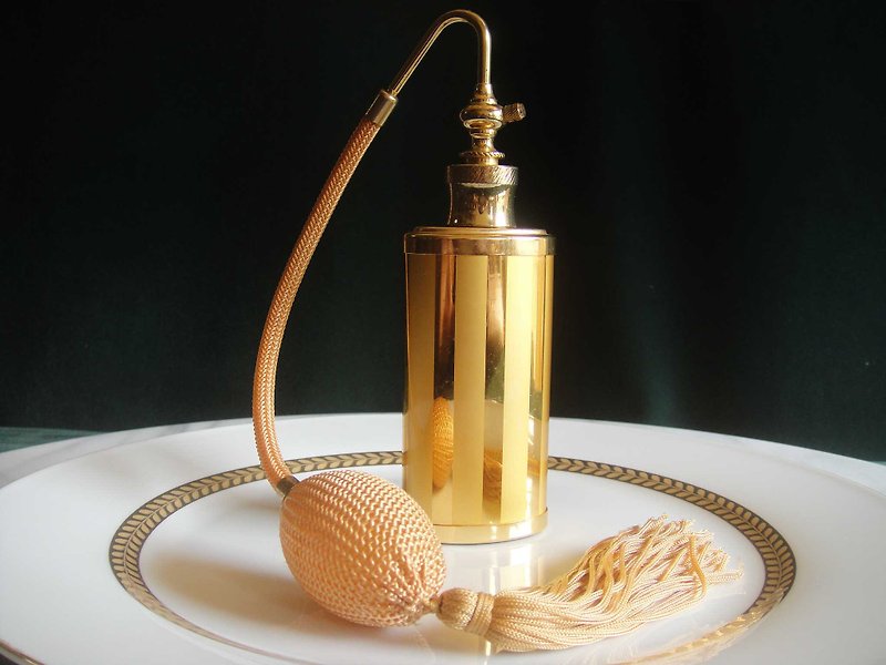 【Old Time OLD-TIME】Early Taiwanese Secondhand Spray Airbag Perfume Bottle - ของวางตกแต่ง - วัสดุอื่นๆ 