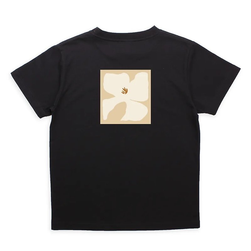 Order-[Qiu Stone] Short T/Women's Top/Men's T-Shirt/T-Shirt/Couple's T-shirt - เสื้อยืดผู้หญิง - ผ้าฝ้าย/ผ้าลินิน สีดำ