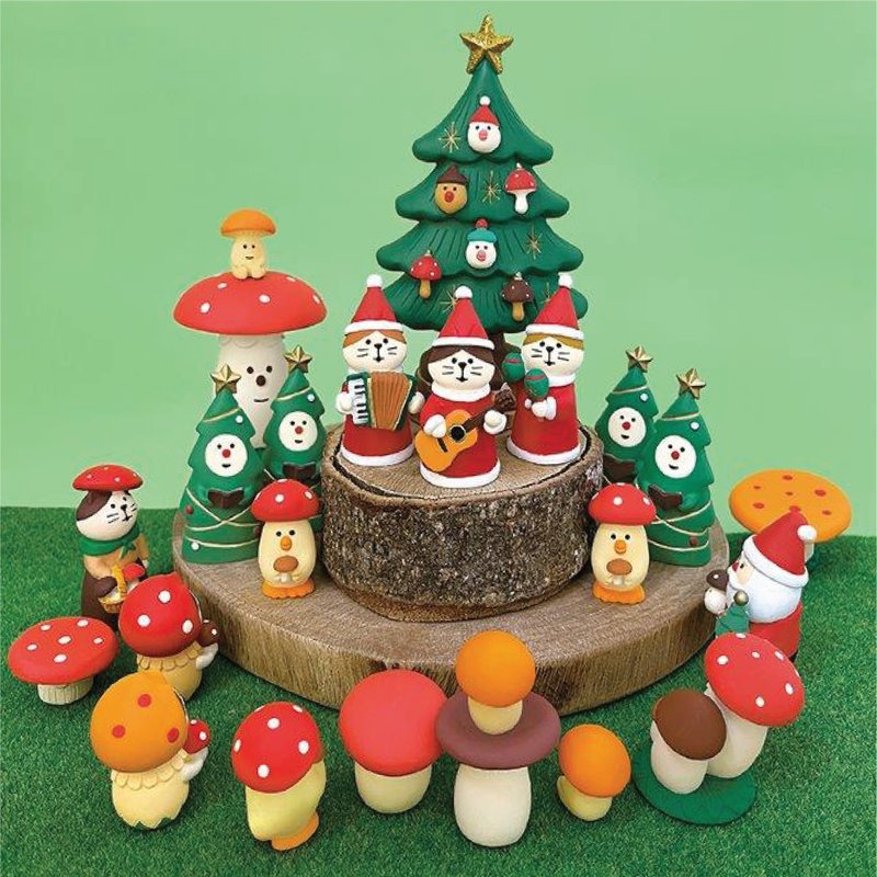 Japanese Decole Concombre - Christmas Cantata - Items for Display - Resin Multicolor