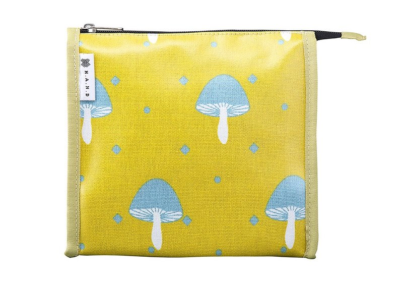 [Japanese] WEMUG Nordic fairy tale pattern waterproof bag - Stationery / Cosmetic / debris bag (mushrooms) - Toiletry Bags & Pouches - Plastic 