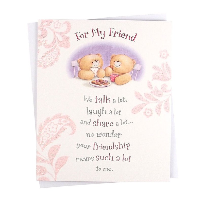 Share a lot of wonderful together [Hallmark-Card Friendship lasts forever] - การ์ด/โปสการ์ด - กระดาษ หลากหลายสี