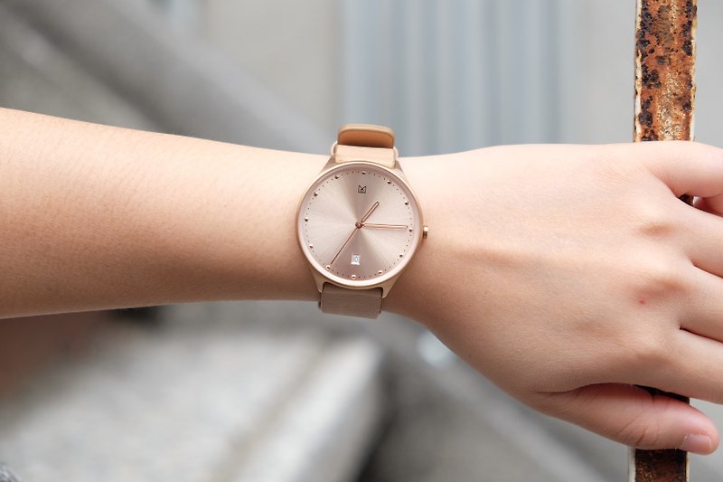 NEUT Watches | Rose Gold - Women's Watches - Genuine Leather 