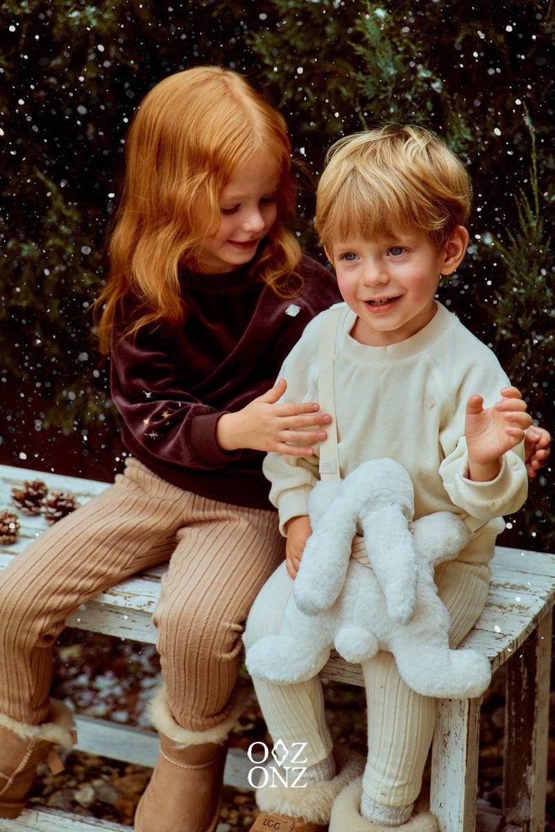 Little Star Sweatshirt_ Cream - Tops & T-Shirts - Cotton & Hemp 