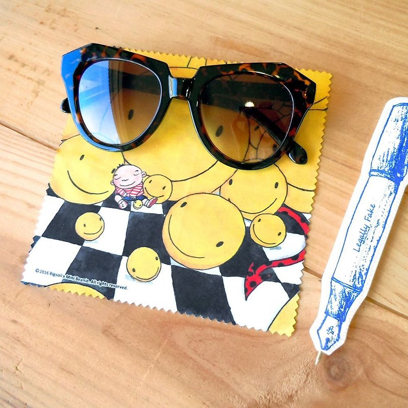 A-market big mud glasses cloth-09 I actually very cute, AMK-BSLC00109 - Eyeglass Cases & Cleaning Cloths - Polyester Multicolor