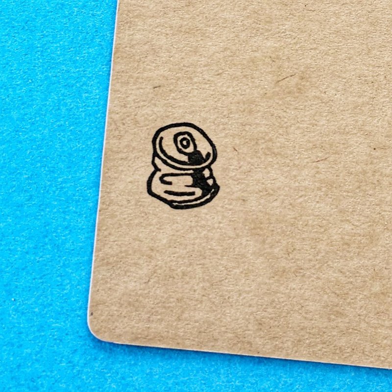 Empty can・ rubber stamp・ 15mm series - ตราปั๊ม/สแตมป์/หมึก - ยาง ขาว