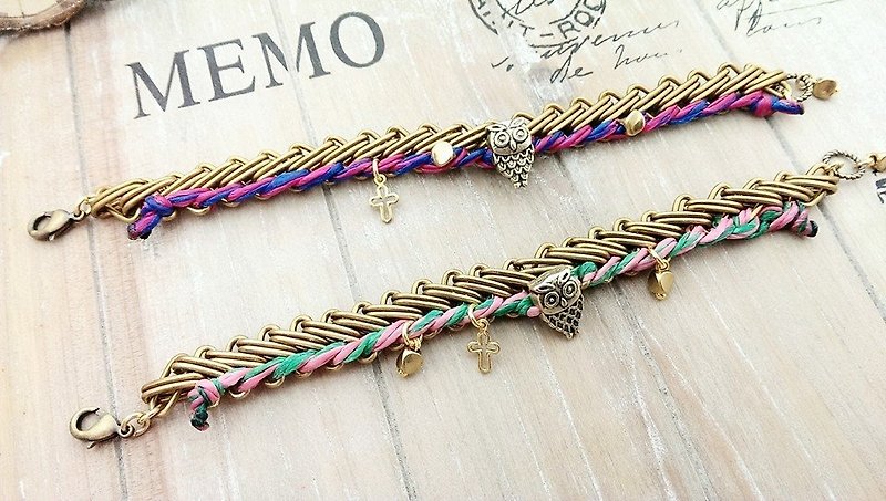 § HUKUROU§ brass braided special bracelet - Bracelets - Other Metals 