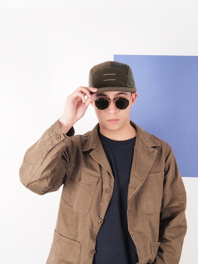 Limited Five patch Cap : Summer 2016 Green Edition : Uniquely crafted by Madmatter - 帽子 - 其他材質 綠色