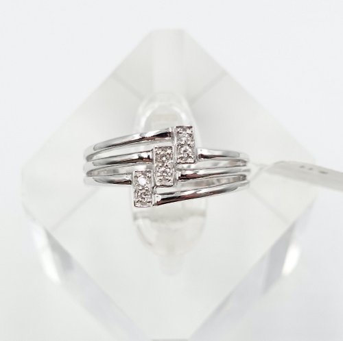 寶麗金珠寶 寶麗金珠寶-天然鑽石K金戒指