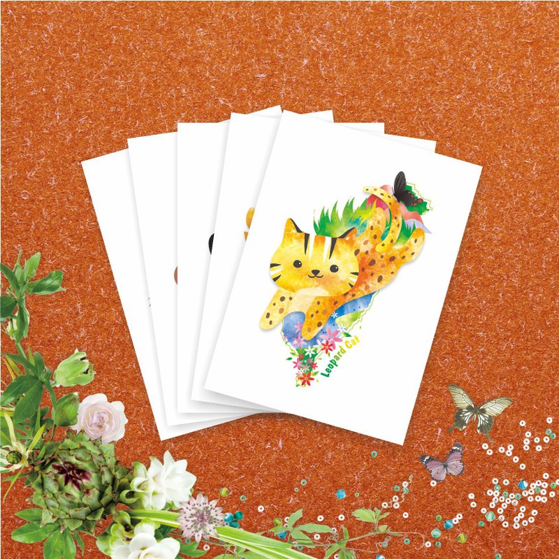 [Taiwan Animals] Island Ark Special Postcard Set - 1 each of 5 styles / 5 pieces of the same style - การ์ด/โปสการ์ด - กระดาษ 