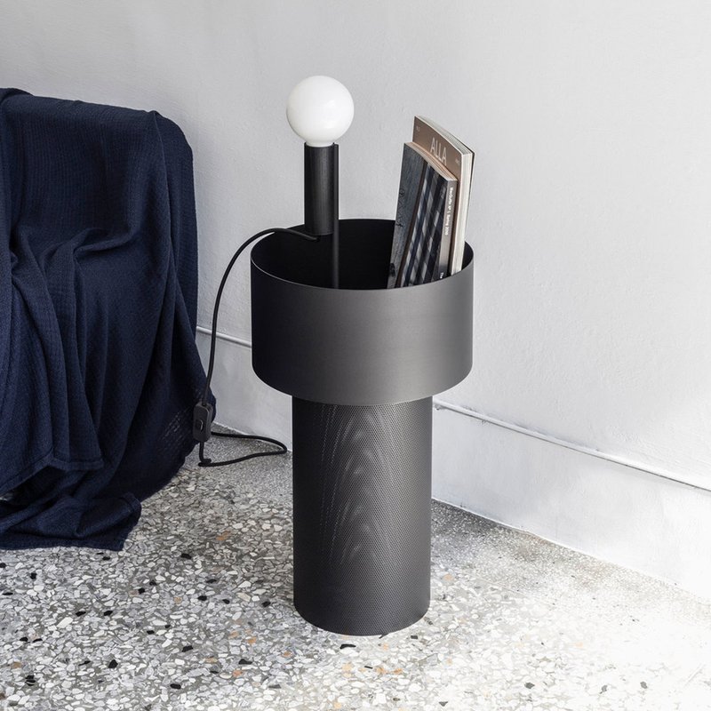 PEDESTAL Box | 金屬網管收納邊桌 | 黑 - 其他家具 - 其他金屬 黑色