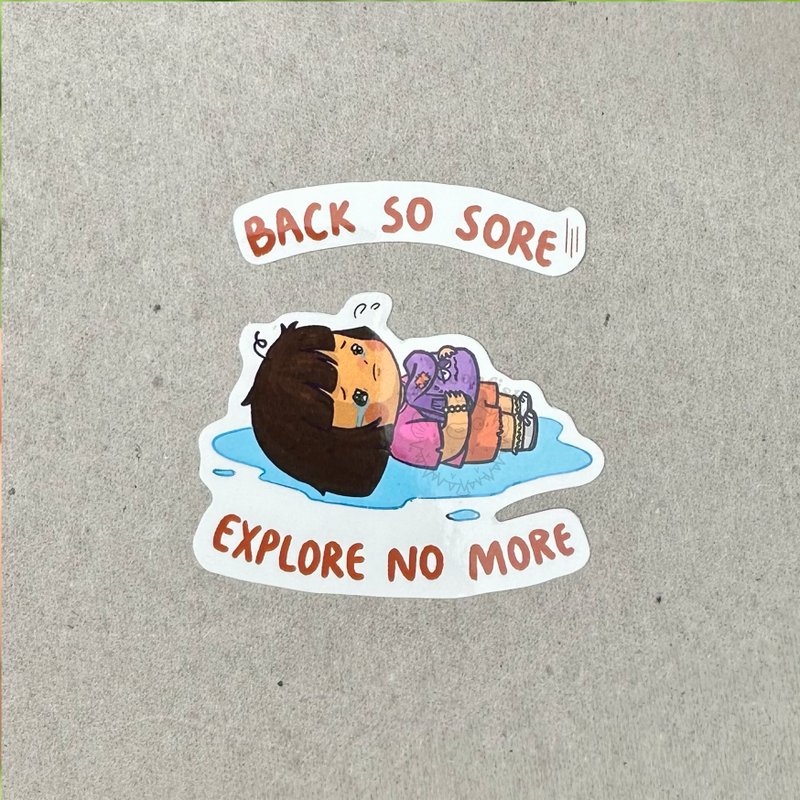 Tired Dora explore no more sticker - Stickers - Paper 