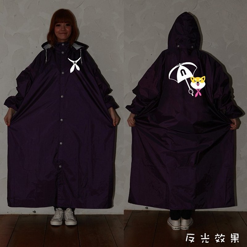 Reflective Raincoat Shiba Inu - Umbrellas & Rain Gear - Waterproof Material Multicolor