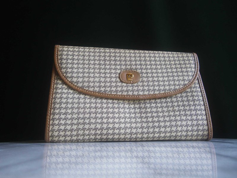 【OLD-TIME】Early Second-hand Vintage Bag Pierre Cardin Clutch #8 - กระเป๋าคลัทช์ - วัสดุอื่นๆ หลากหลายสี