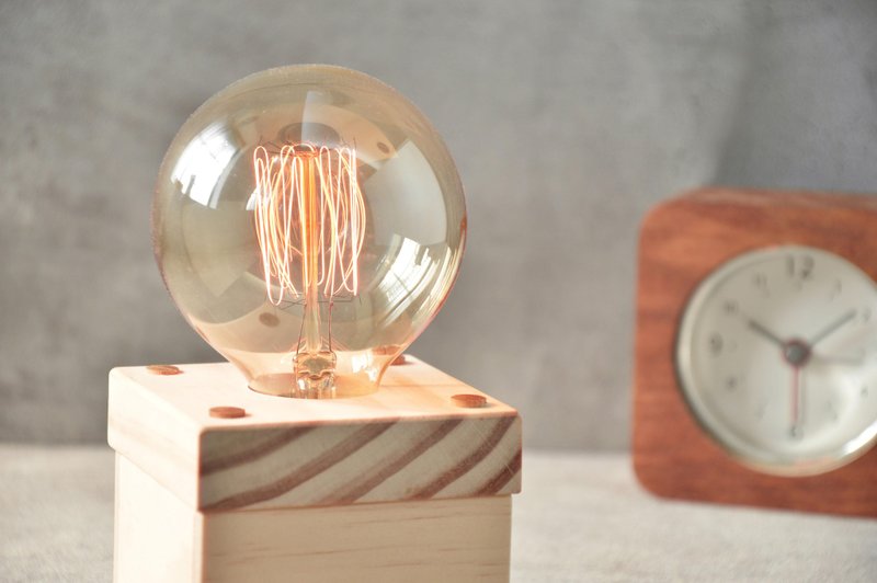 Wood Box Lamp (Taichung) - งานฝีมือไม้/ไม้ไผ่ - ไม้ 