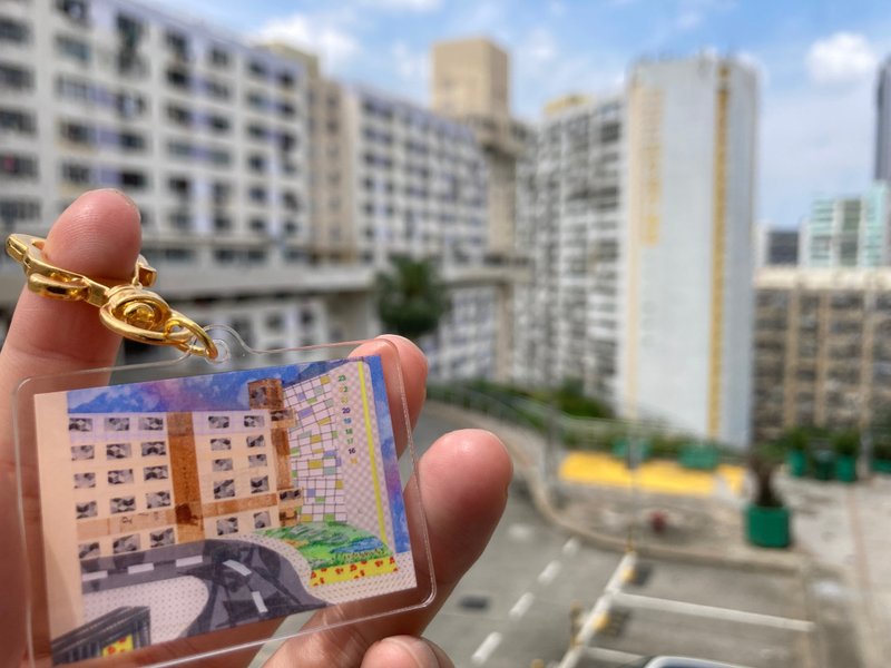 Hong Kong Estate Keychain (Hong Kong Island) - ที่ห้อยกุญแจ - วัสดุอื่นๆ 