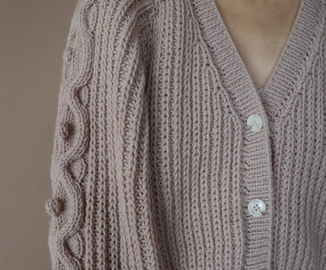 vintageケーブルニット クロップドカーディガン vintageケーブルニット クロップドカーディガン かわいい クルミ
