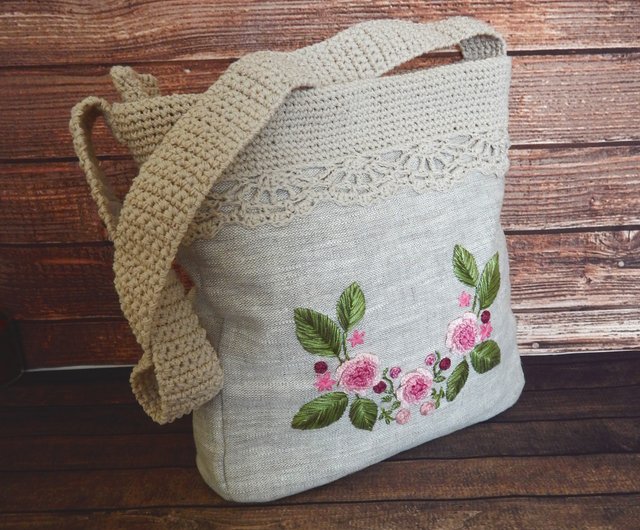 White 2025 linen bag