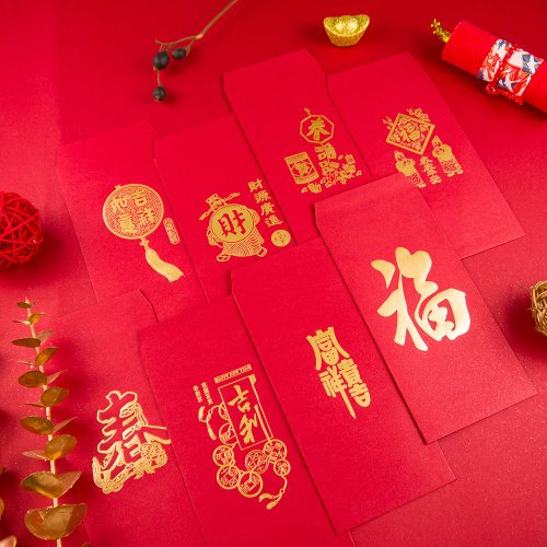 綠的事務用品股份有限公司 conifer綠的事務【晶鑽系列】賀年紅包袋 利是封