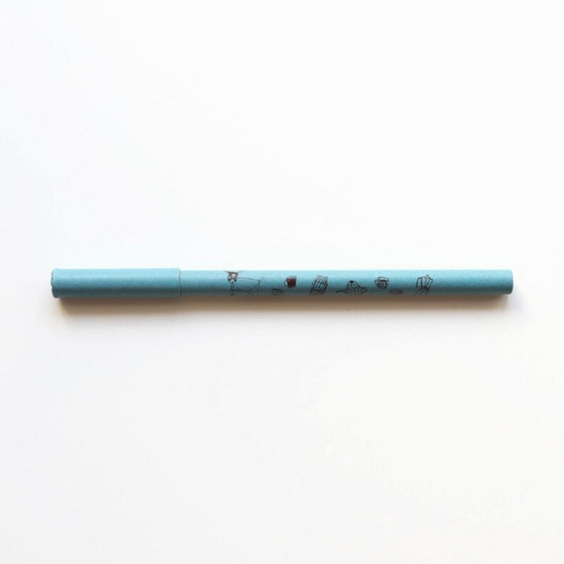 forme. (form) re recycled paper pen x yumi taniguchi blue - ปากกา - กระดาษ 