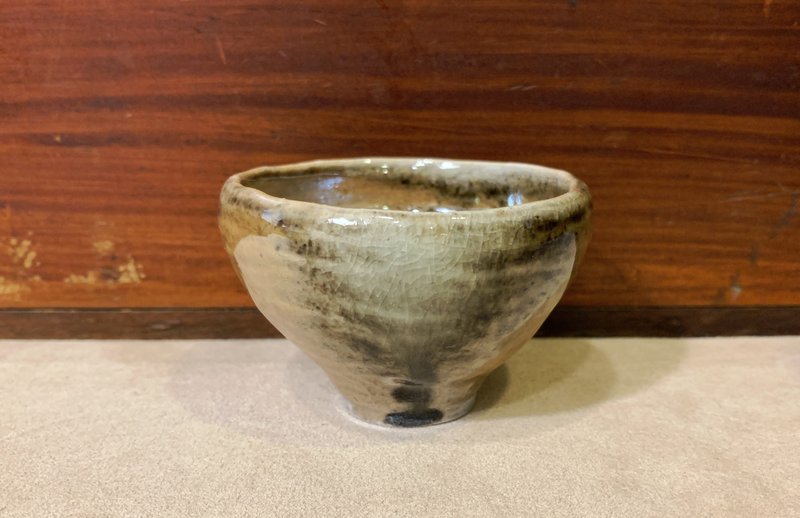 ゴールドカラーフォーグレーウッドビーカー/ティーカップ/小さな普通の手作り - 急須・ティーカップ - 陶器 
