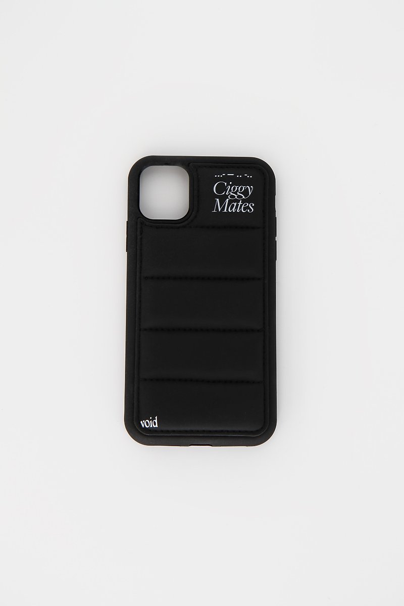 Ciggy Mates Puffer 羽絨手機殼 - 手機殼/手機套 - 其他材質 黑色