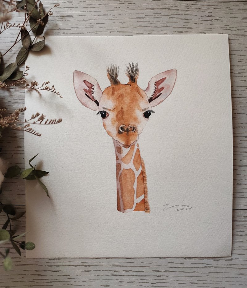 Giraffe (Original) - Posters - Paper 