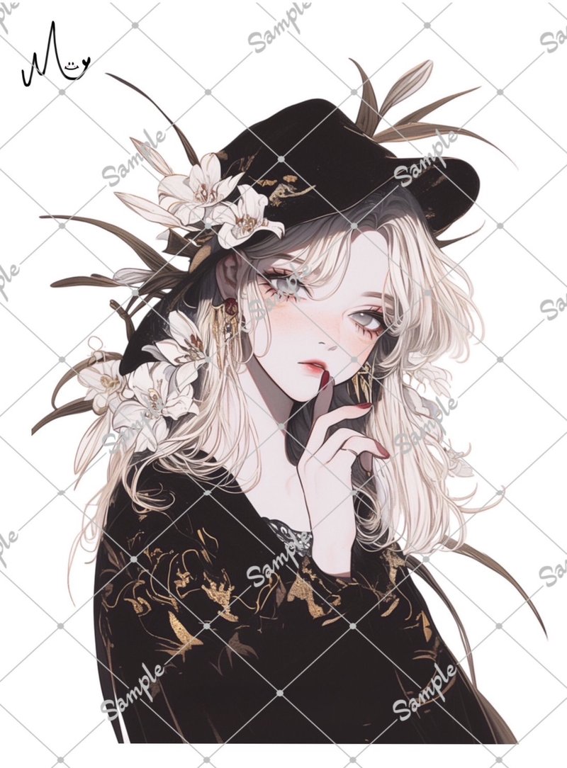 オリジナル人物ステッカー - 貼紙 - 紙 