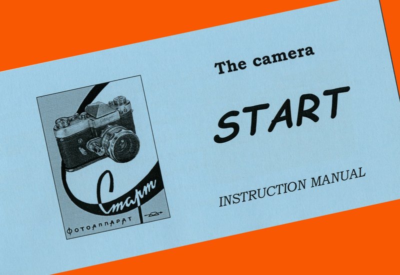 ENGLISH MANUAL for RARE Soviet START SLR 35mm film camera INSTRUCTION BOOKLET - Cameras - Paper 