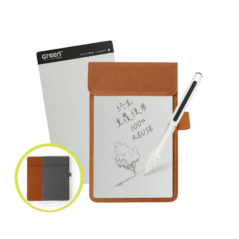 【Green Board】7.2 吋磁性電紙板 MT7進階收納組-黑色 局部清除 - 科技小物 - 其他材質 多色