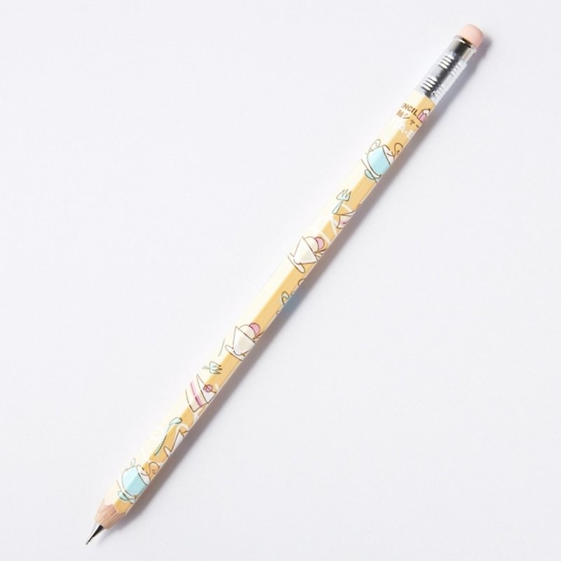 Woodnote series Cafeteria 0.5mm mechanical pencil - อุปกรณ์เขียนอื่นๆ - ไม้ สีส้ม