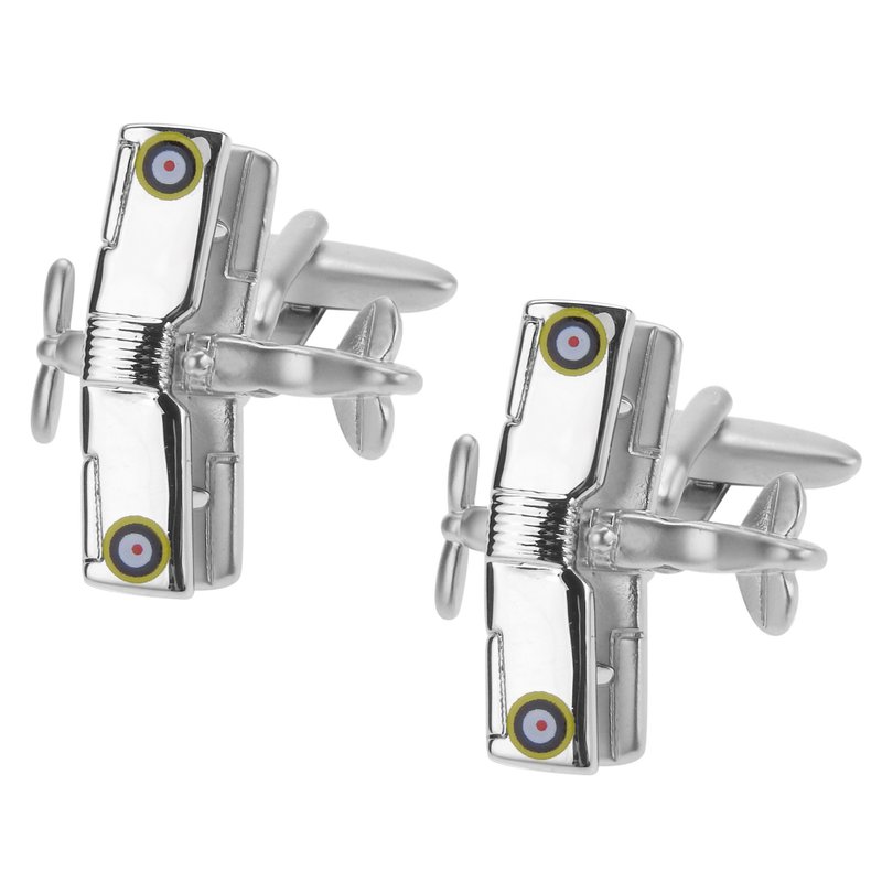 MOD Airplane Cufflinks - กระดุมข้อมือ - โลหะ หลากหลายสี