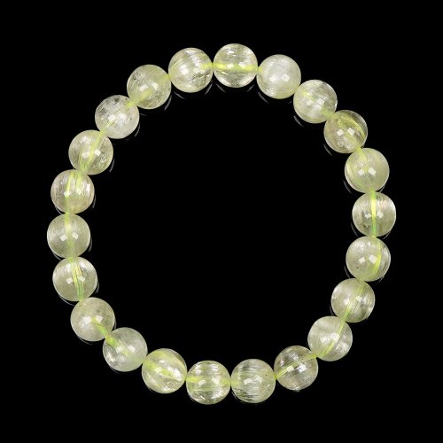正佳珠寶 Gemsrich Jewelry 【正佳珠寶】綠鋰輝 頂級拉絲貓眼綠鋰輝石 8.4-8.8mm