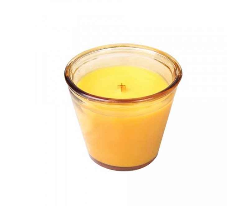 WW (Lemongrass) 5oz Color Cup Wax- Fruity Feast Birthday Gifts Lover Gifts - เทียน/เชิงเทียน - แก้ว สีเหลือง