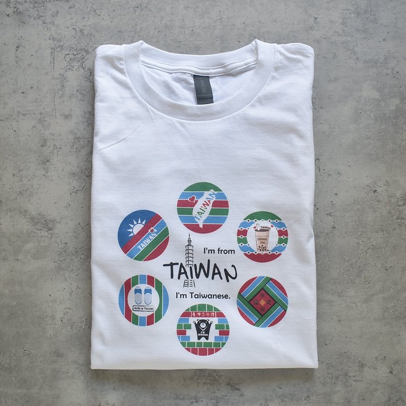 【桐鹿】茄芷風格 棉T(訂製商品) - 男 T 恤 - 棉．麻 紅色