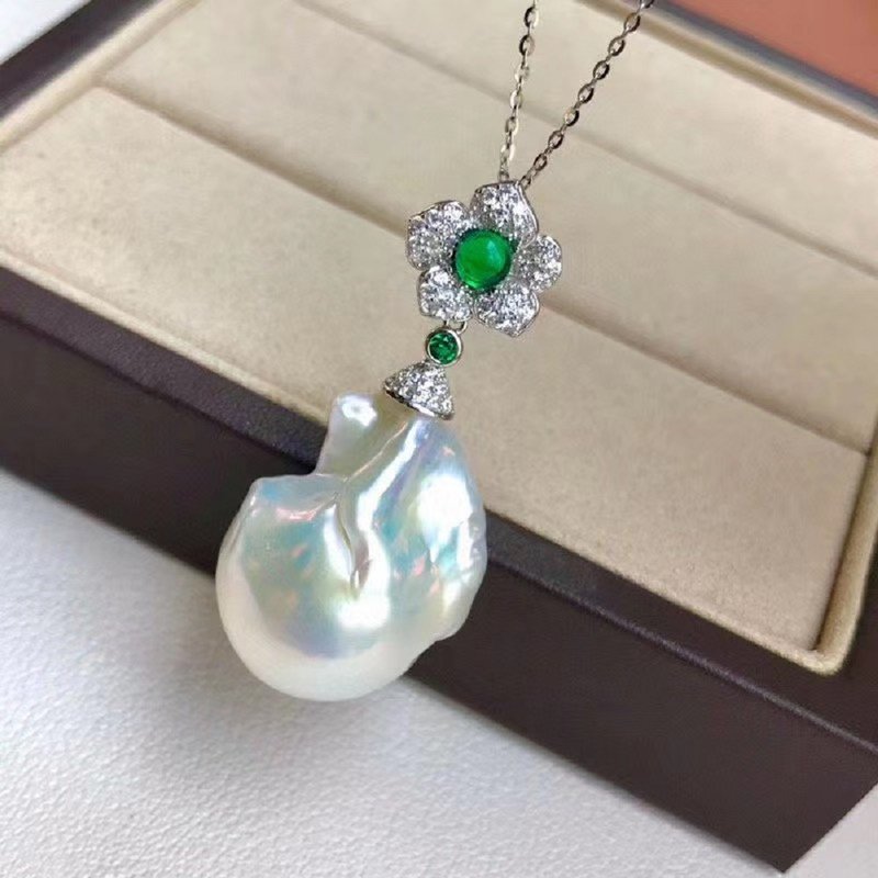 ENDRO ACC LOVE FOREVER NECKLACE - สร้อยคอ - ไข่มุก ขาว