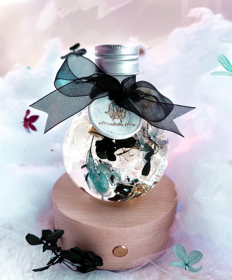 星の花瓶 浮き花器 記念日ギフト 誕生日プレゼント バレンタインギフト ドライフラワー プリザーブドフラワー - 照明・ランプ - ガラス ブラック