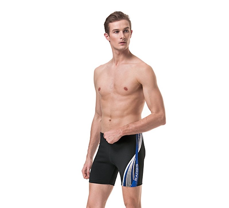 MIT five-point swimming trunks - Men's Swimwear - Polyester Multicolor