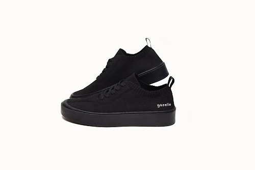 Gazelle Activewear Marshmallow Eco Sneakers Black 棉花糖環保運動鞋黑色