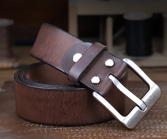3.8CM Wide Genuine Leather Belts for Men Belt Brand Design High Quality  Cowhide Belt Man
