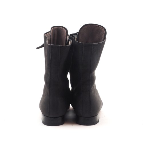 race up long boots (black)/カンガルー革ほか/革靴/b01103 - ショップ