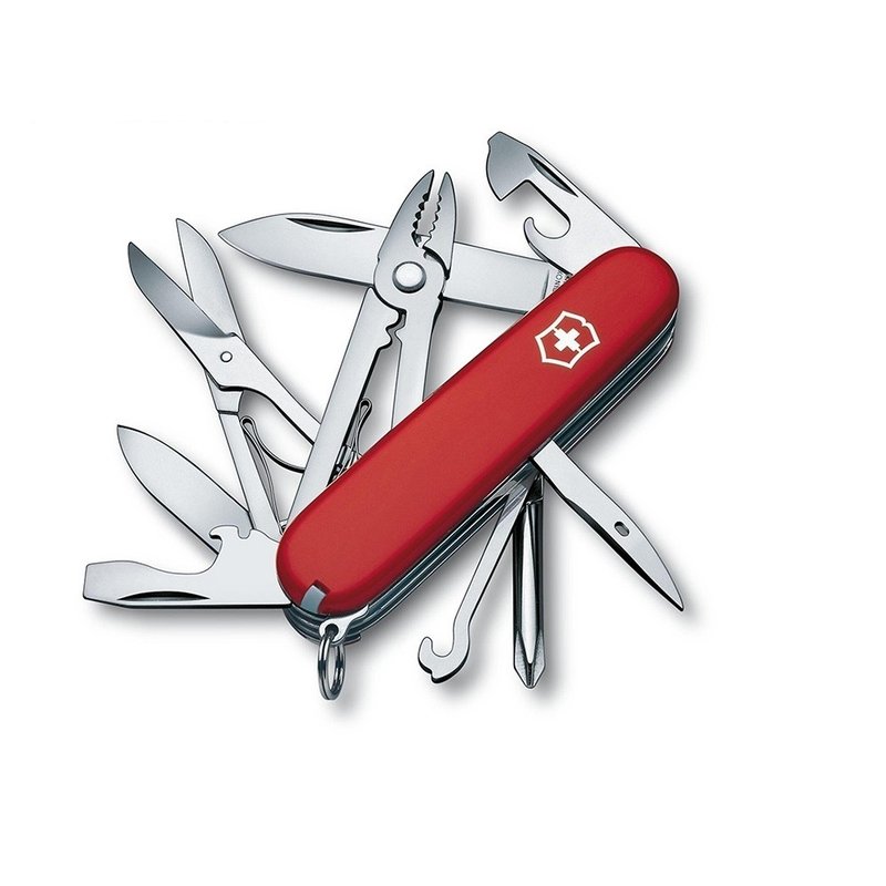 VICTORINOX 瑞士維氏 Deluxe Tinker 17用瑞士刀/紅 1.4723 - 露營用品 - 不鏽鋼 紅色