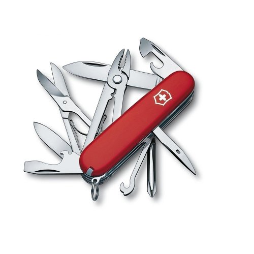 城市視角 VICTORINOX 瑞士維氏 Deluxe Tinker 17用瑞士刀/紅 1.4723