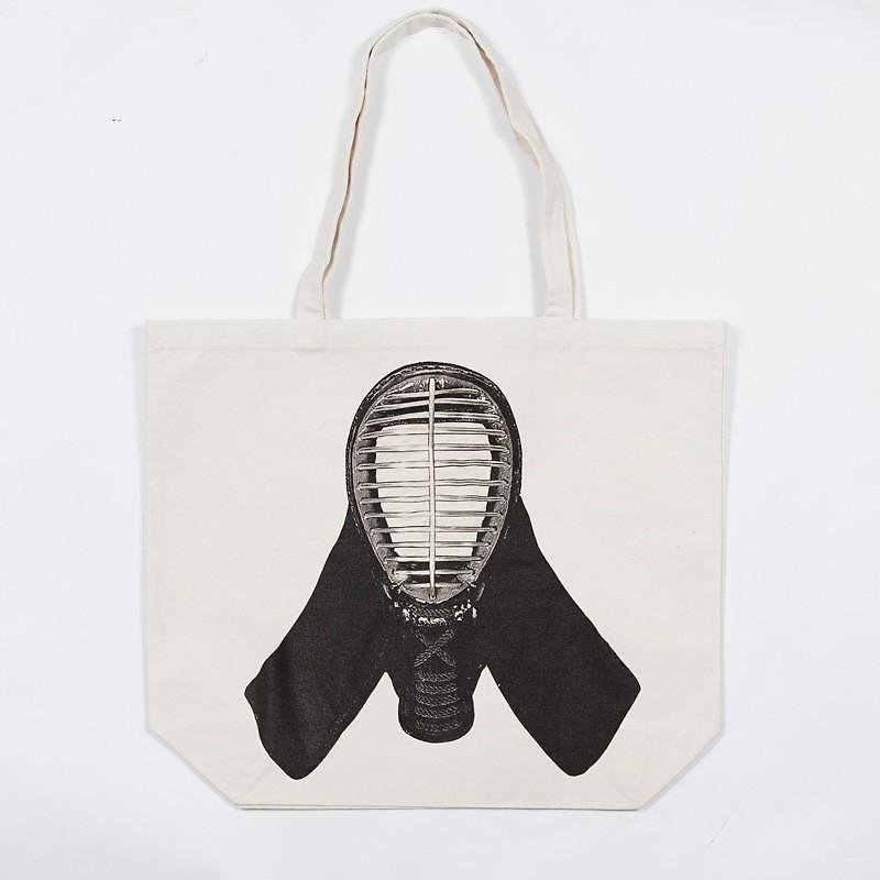 Kendo Tote Bag Canvas Sports Martial Arts Martial Arts Samurai Tcollector - กระเป๋าถือ - ผ้าฝ้าย/ผ้าลินิน หลากหลายสี