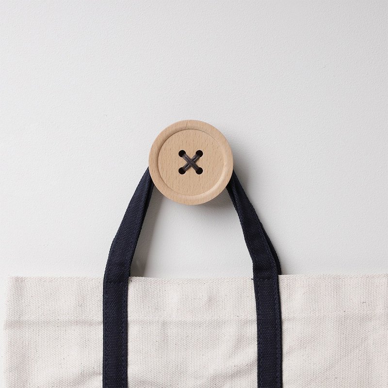 Pana Objects 鈕釦-掛架(三色) - 衣架/衣帽架/掛勾 - 木頭 多色