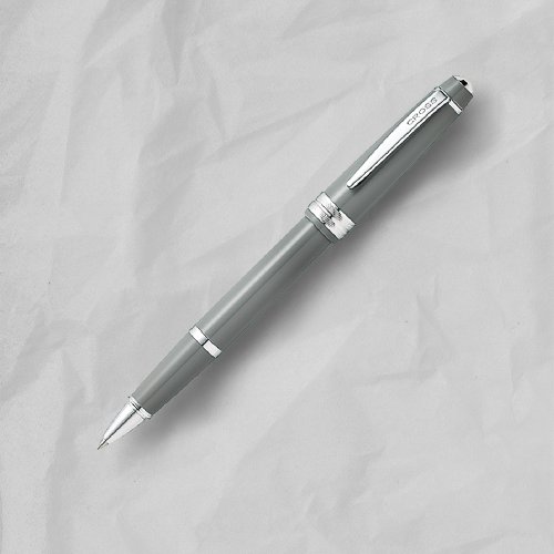 文聚 【CROSS】 Bailey Light貝禮輕盈系列亮灰鋼珠筆 (原廠正貨)