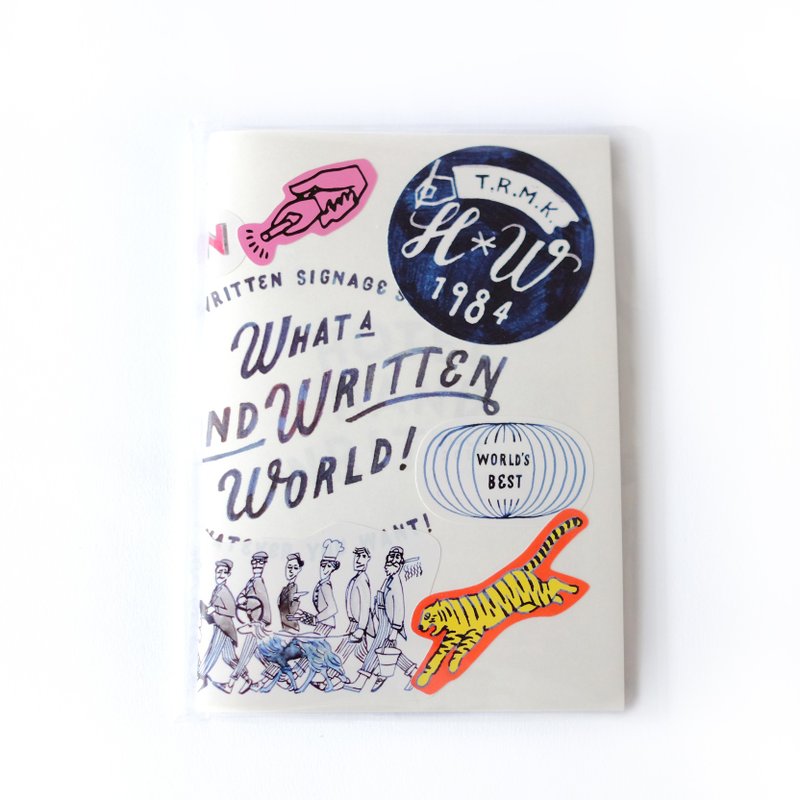 What a Hand-written World! ZINE - 刊物/書籍 - 紙 白色