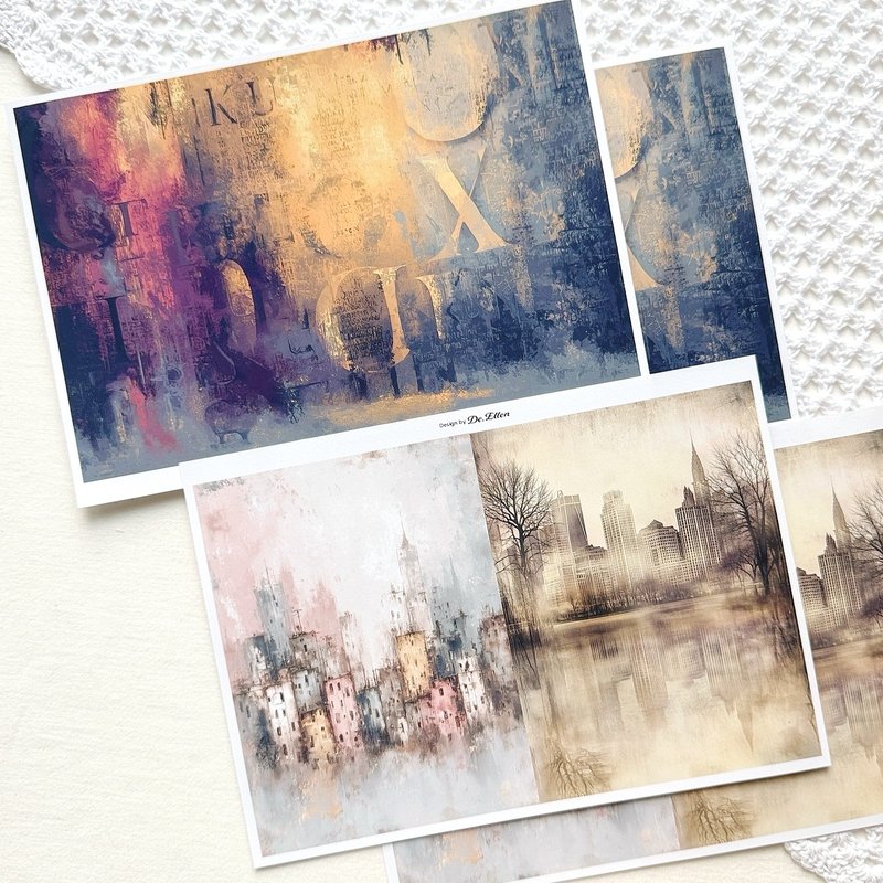 Z477 - a variety of background - 貼紙 - 紙 