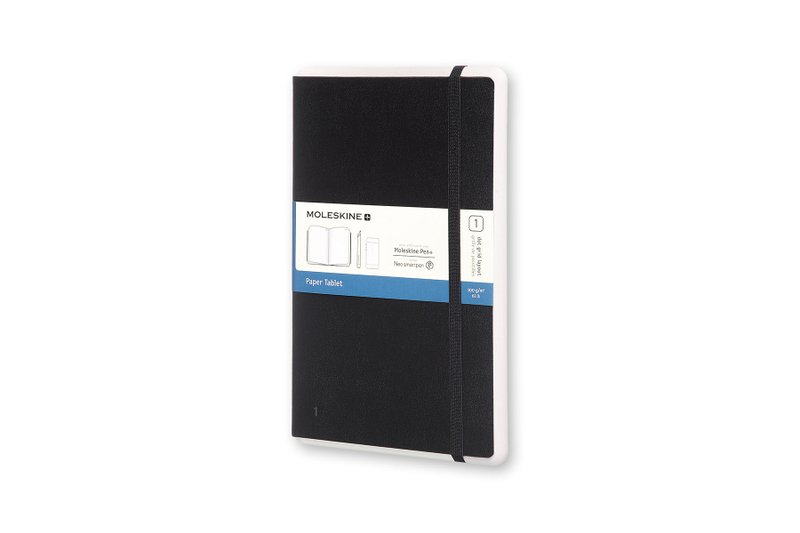 MOLESKINE Smart Refill Book - L Shape - Dotted Line Black 1 - Hot Stamping Service - สมุดบันทึก/สมุดปฏิทิน - กระดาษ สีดำ