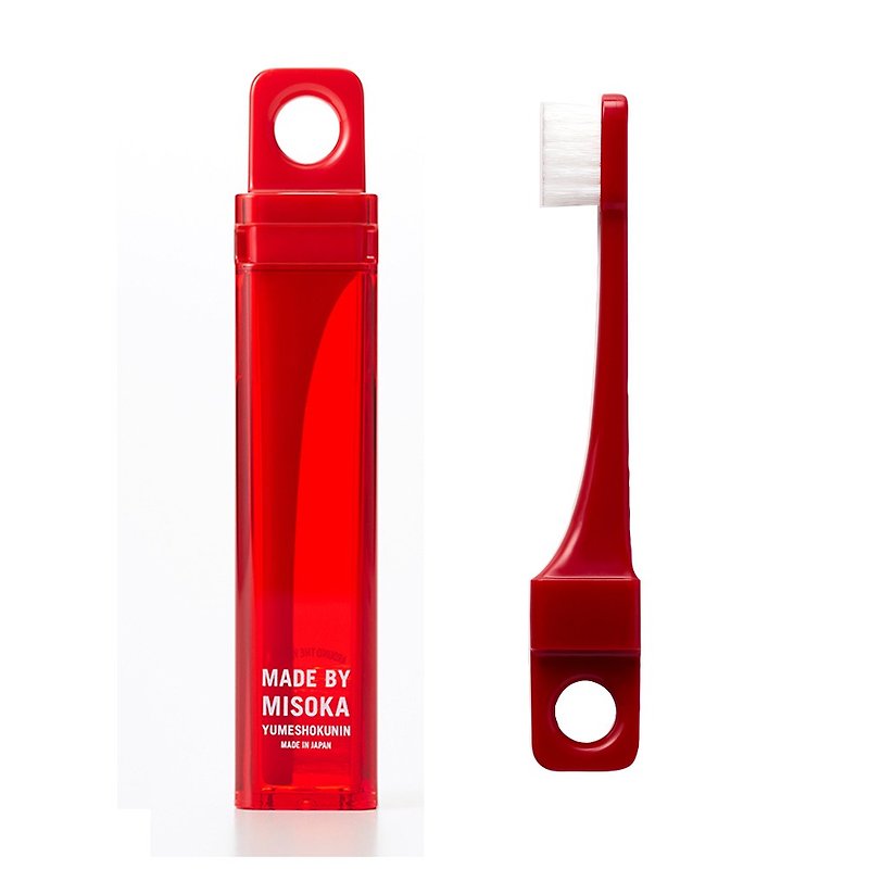 MISOKA Nano Mineral Toothbrush Travel Type + Refill Brush Head (5 Colors Available) - แปรงสีฟัน - เรซิน 