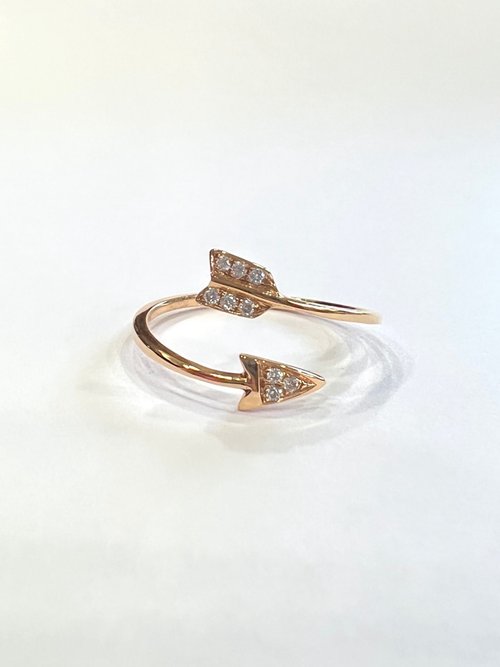 Juno Jewelry 嘉龍珠寶 天然鑽石K金戒指 南非鑽石 玫瑰金 18K K750